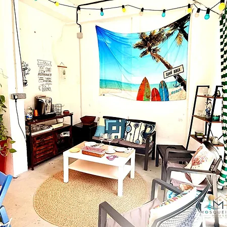 Casa A 1 Min De La Playa - Patio Chill Out Casa de Férias
